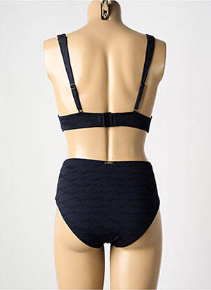 Maillot de bain 2 pièces stretch haut triangles bleu MARYAN MEHLHORN femme