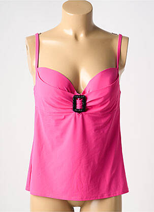 Top de bain stretch rose MARYAN MEHLHORN femme