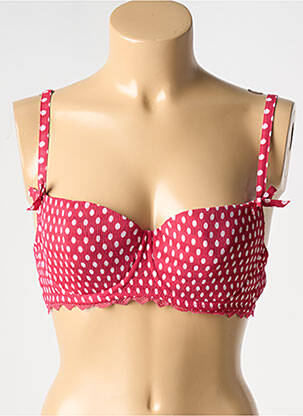Soutien-gorge haut soutien-gorge balconnet haut soutien-gorge balconnet rouge RAVAGE femme