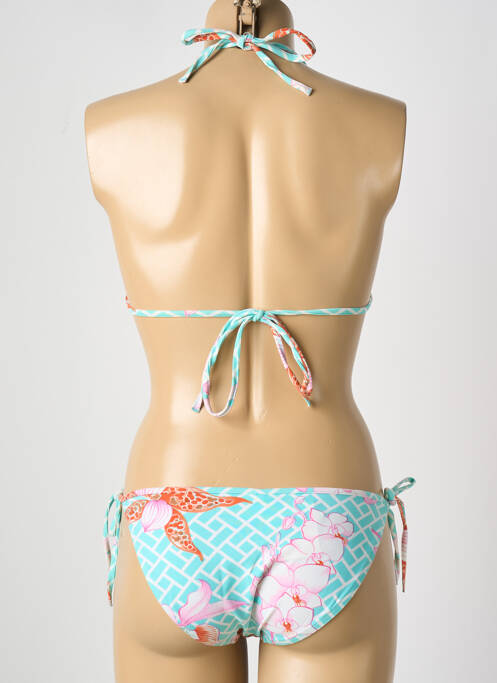 Maillot de bain 2 pièces bleu MANUEL CANOVAS femme