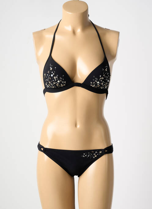 Maillot de bain 2 pièces noir MARYAN MEHLHORN pour femme