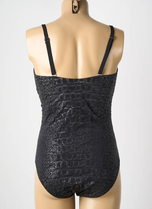 Maillot de bain 1 pièce stretch haut soutien-gorge moulé noir FERAUD femme