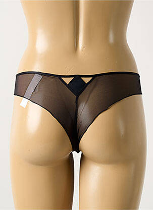 String tissage tulle noir CHANTELLE femme