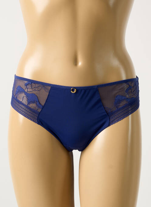 String tissage popeline bleu CHANTELLE femme