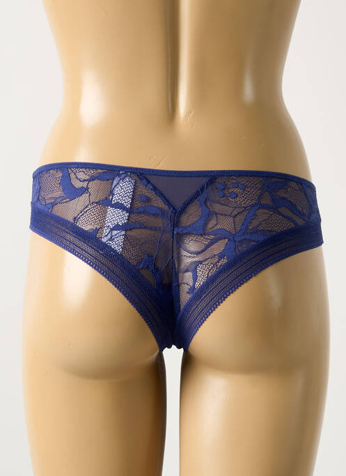String tissage popeline bleu CHANTELLE femme