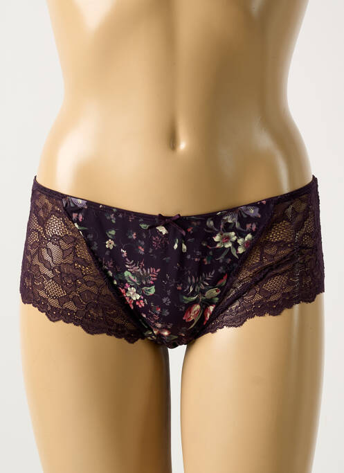 Shorty violet PIEGE pour femme