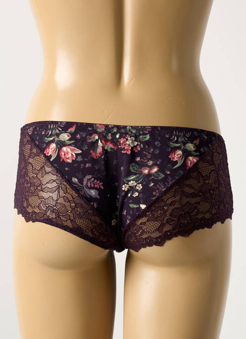 Shorty violet PIEGE pour femme