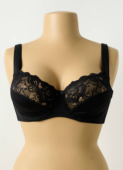 Soutien-gorge noir PIEGE pour femme