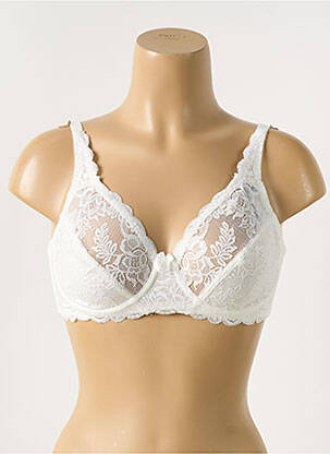 Soutien-gorge légère et transparente haut soutien-gorge emboitant blanc PIEGE femme