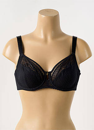 Soutien-gorge effet matière satinée haut soutien-gorge emboitant noir FANTASIE femme