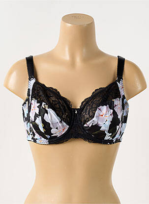 Soutien-gorge effet matière satinée haut soutien-gorge emboitant noir FANTASIE femme