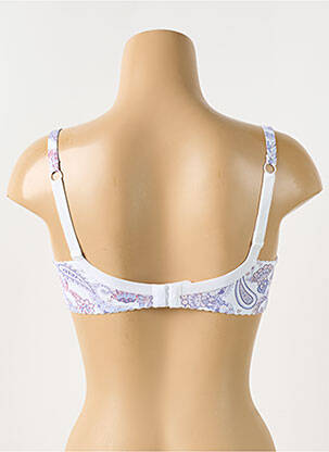 Soutien-gorge effet matière satinée haut soutien-gorge emboitant violet PIEGE femme