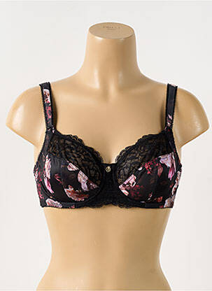 Soutien-gorge effet matière satinée haut soutien-gorge emboitant noir PASSIONATA femme