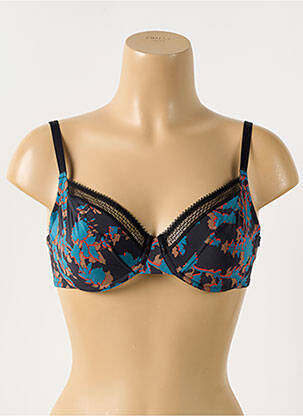 Soutien-gorge effet matière satinée haut soutien-gorge emboitant bleu PASSIONATA femme