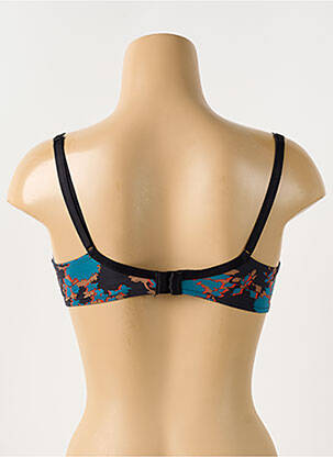 Soutien-gorge effet matière satinée haut soutien-gorge emboitant bleu PASSIONATA femme