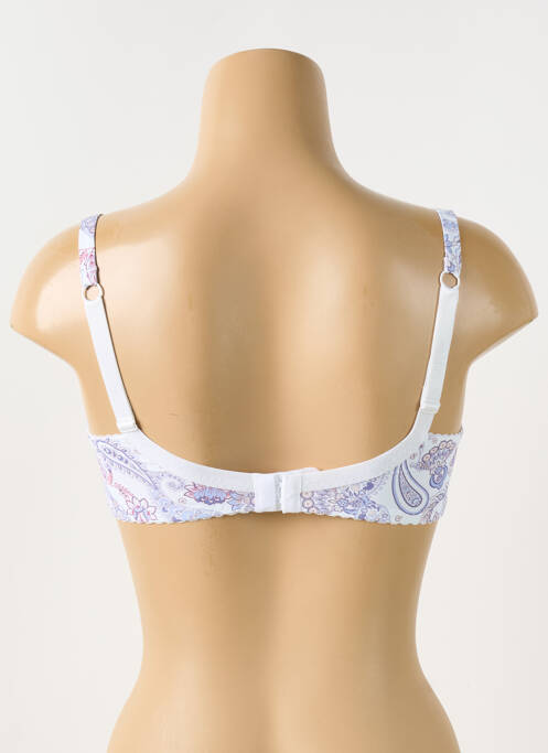 Soutien-gorge effet matière satinée haut soutien-gorge emboitant violet PIEGE femme