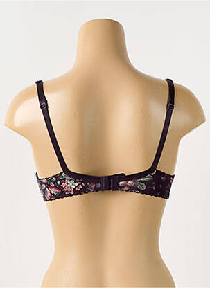 Soutien-gorge effet matière satinée violet PIEGE femme