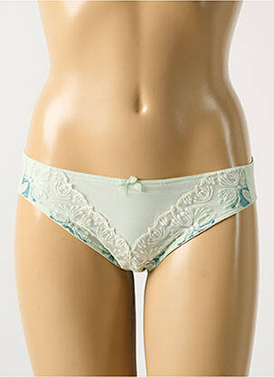 Culotte tissage satiné vert CHANTELLE femme