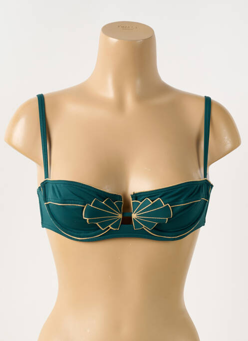 Haut de maillot de bain vert HUIT pour femme