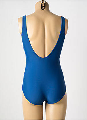 Maillot de bain 1 pièce imprimé fantaisie bleu SUNMARIN femme