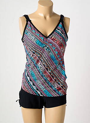 Tankini imprimé fantaisie noir SUNMARIN femme