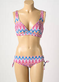 Maillot de bain 2 pièces stretch rose SUNMARIN femme