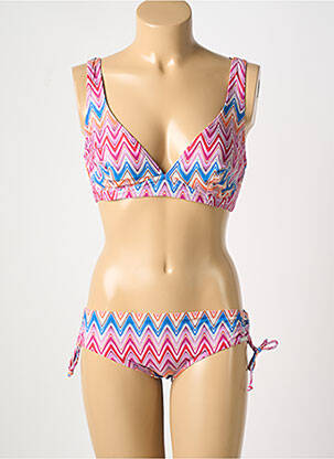 Maillot de bain 2 pièces stretch rose SUNMARIN femme