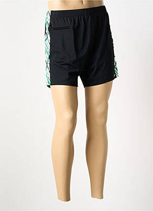 Short de bain tissage popeline noir WAVEBREAKER homme