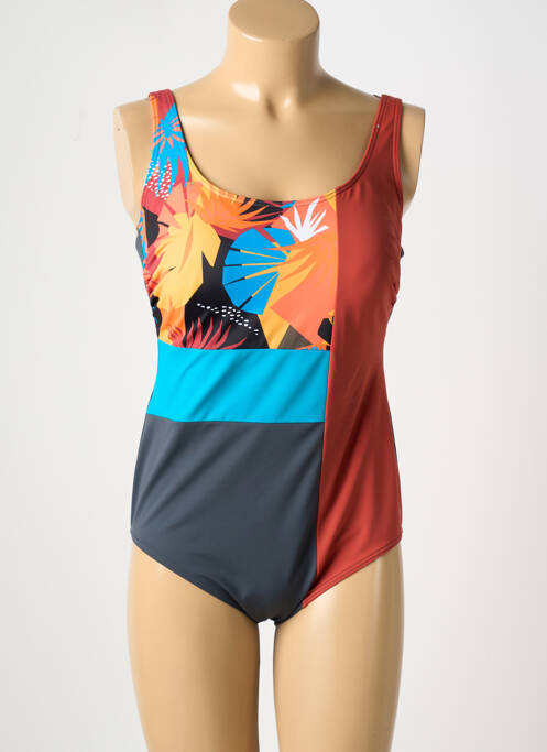 Maillot de bain 1 pièce orange OLYMPIA pour femme