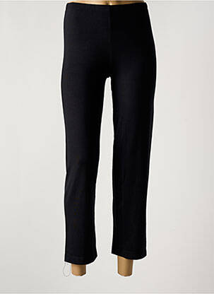 Pantalon 7/8 taille élastique noir COTTON CLUB femme