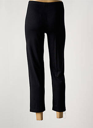 Pantalon 7/8 taille élastique noir COTTON CLUB femme