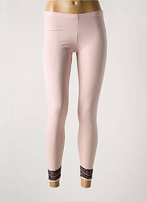 Legging taille élastique rose COTTON CLUB femme
