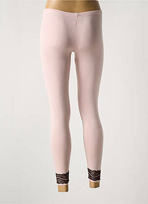 Legging taille élastique rose COTTON CLUB femme