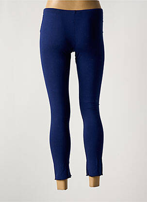 Legging taille élastique bleu COTTON CLUB femme