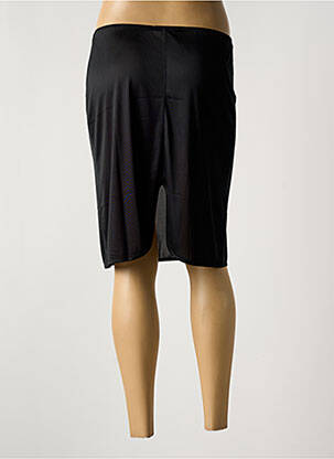 Jupe mi-longue coupe droite noir CHIARO SCURO femme