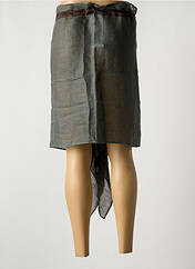 Jupe mi-longue gris MARYAN MEHLHORN pour femme seconde vue