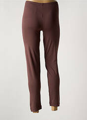 Pantalon 7/8 marron COTTON CLUB pour femme seconde vue