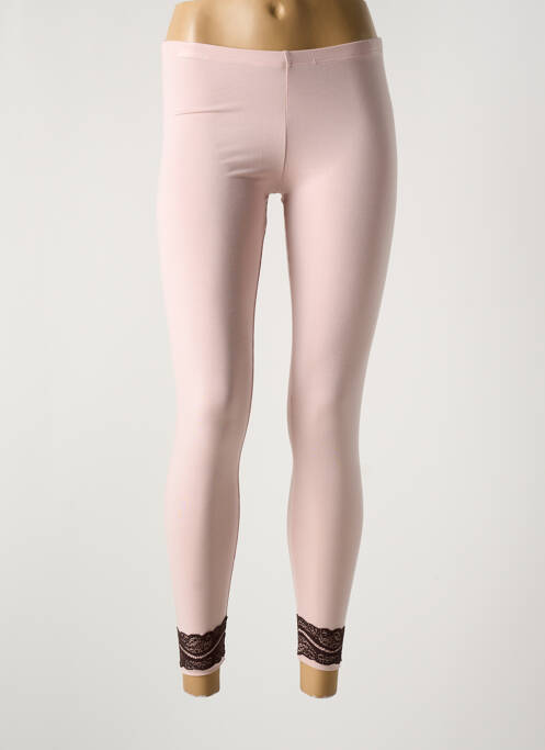 Legging taille élastique rose COTTON CLUB femme