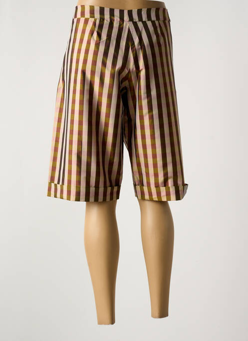 Bermuda vert CHIARO SCURO pour femme