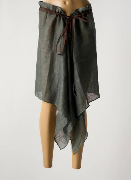 Jupe mi-longue gris MARYAN MEHLHORN pour femme