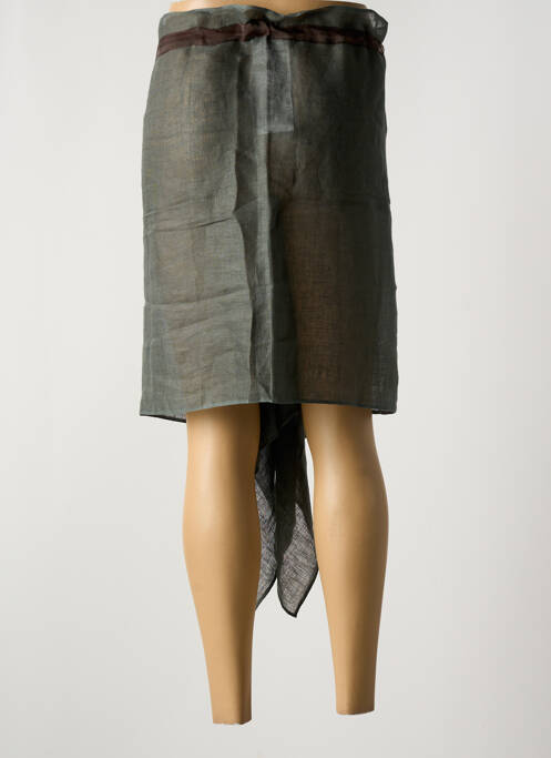 Jupe mi-longue gris MARYAN MEHLHORN pour femme