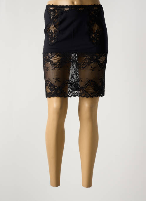 Jupon /Fond de robe noir COTTON CLUB femme