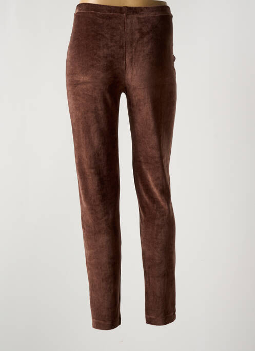 Legging marron COTTON CLUB pour femme