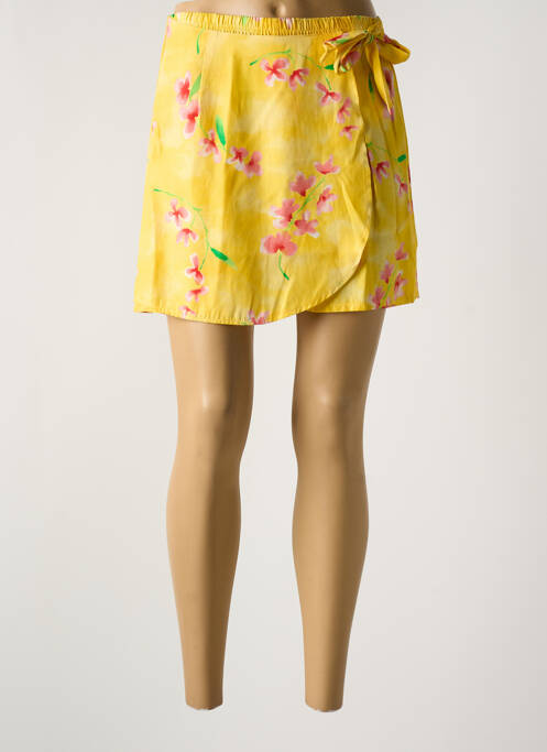 Jupe short jaune CANAT pour femme