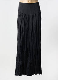 Jupe longue coupe fluide noir JAVIER SIMORRA femme