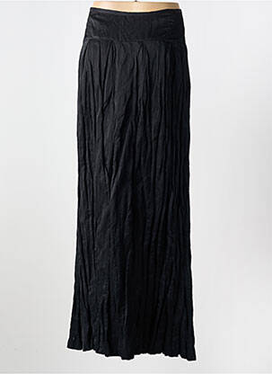 Jupe longue coupe fluide noir JAVIER SIMORRA femme