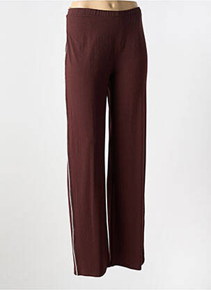 Pyjama coupe droite marron MARYAN MEHLHORN femme