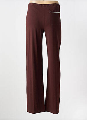 Pyjama coupe droite marron MARYAN MEHLHORN femme