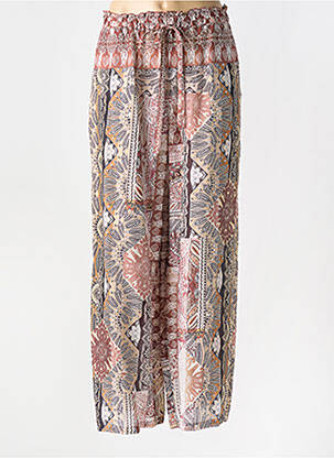 Pantalon large coupe fluide taille normale marron MARYAN MEHLHORN femme