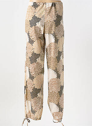 Pantalon large taille normale taille normale beige MANUEL CANOVAS femme